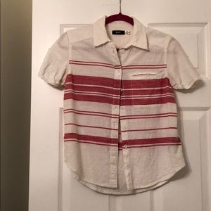 BDG Striped Button Down